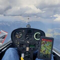 Flugwegposition um 15:54:25: Aufgenommen in der Nähe von Mürzsteg, Österreich in 2528 Meter